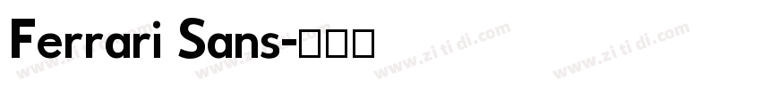 Ferrari Sans字体转换